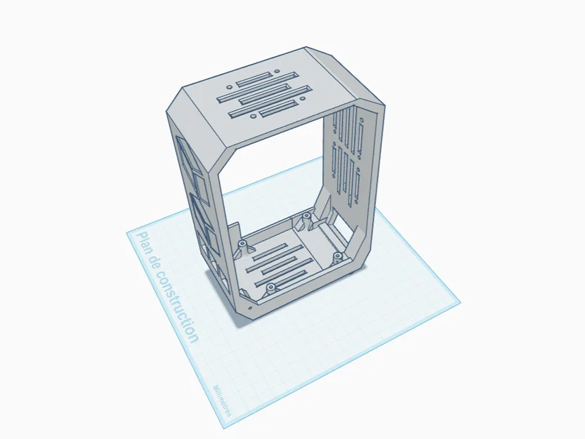 Boitier Raspberry Pi 3, 4, 5 (hỗ trợ quạt triple) - Image 4