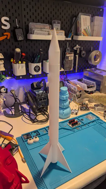 Tên lửa modular in 3D công suất cao (High Power Modular 3D Printed Rocket) - Image 1