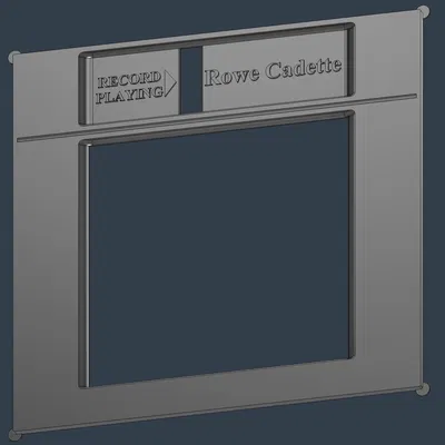 Khung đĩa (Record Frame) cho máy Jukebox Rowe Cadette