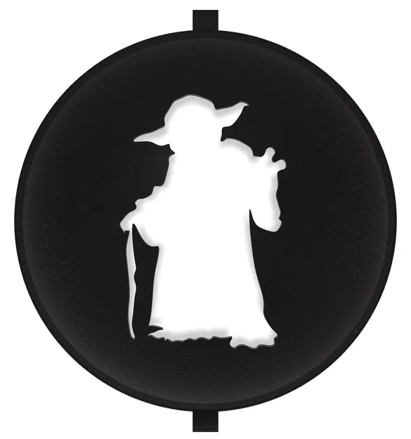 Golf - Golf Ball Stencil - Insert - Star Wars - Yoda - Image 1