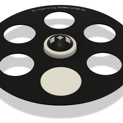 Golf - Jig/Holder Xịt Sơn Stencil Cho Bóng Golf (Tối đa 7 bóng)