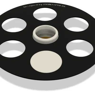 Golf - Jig/Holder Xịt Sơn Stencil Cho Bóng Golf (Tối đa 7 bóng)