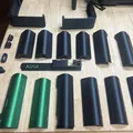Enclosure FlashForge AD5X (custom Galaxy Black phối Green Silk Matte) - Thumbnail 1