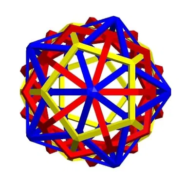TRUNCATED ICOSIDODECAHEDRAL POLYLINK 1 - Image 1