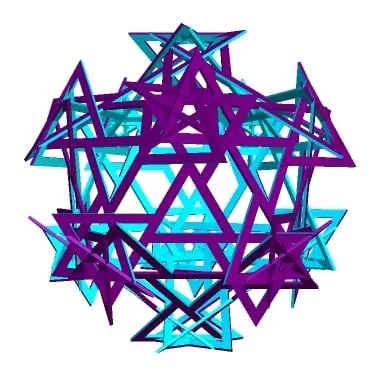 DA VINVI ELEVATED STAR ICOSAHEDRON 3