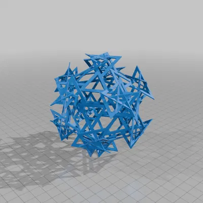 DA VINVI ELEVATED STAR ICOSAHEDRON 3
