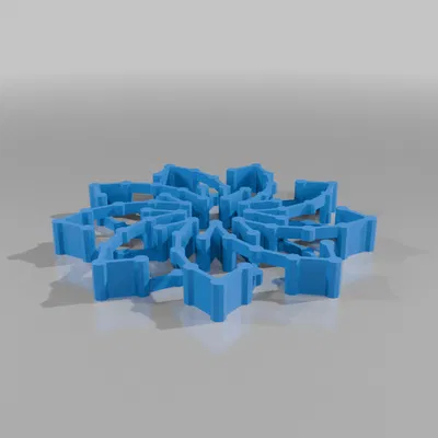 CYLINDER NONAFOIL KNOT 1 – Nút thắt nonafoil dạng hình trụ