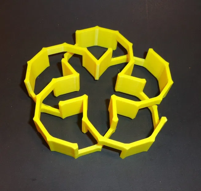 CYLINDER CINQUEFOIL KNOT 1 – Nút thắt cinquefoil dạng hình trụ - Image 2