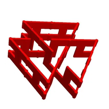 CYLINDER TREFOIL KNOT 1 – Nút thắt trefoil dạng hình trụ - Image 1