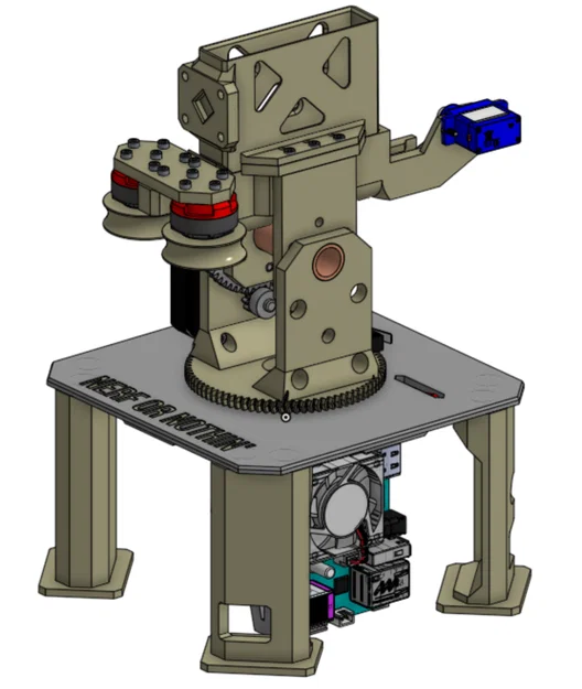 Nerf Dart Turret – Tháp súng Nerf điều khiển 2 trục (3D Printed) - Image 1