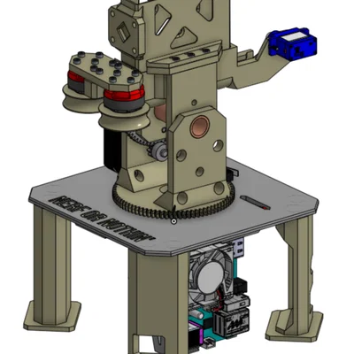 Nerf Dart Turret – Tháp súng Nerf điều khiển 2 trục (3D Printed)