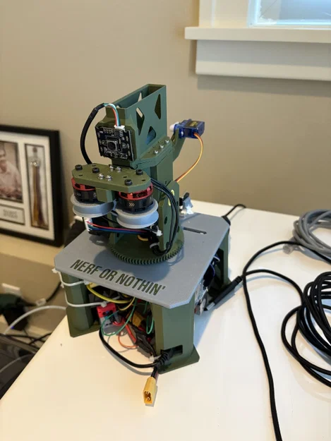 Nerf Dart Turret – Tháp súng Nerf điều khiển 2 trục (3D Printed) - Image 2