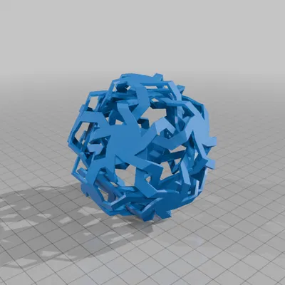 ROELOFS DODECAHEDRAL POLYKNOT 5