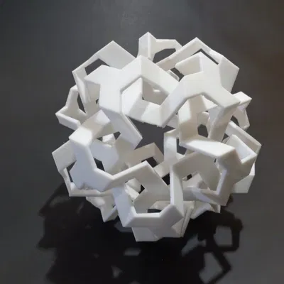 ROELOFS ICOSAHEDRAL POLYKNOT 2