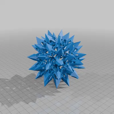 ESCHER PENTAGONAL HEXACONTAHEDRAL POLYKNOT 1