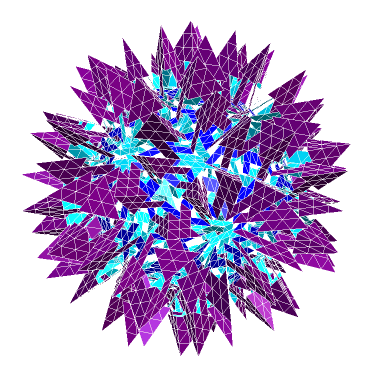 ESCHER DYSDIAKISTRIACONTAHEDRAL POLYKNOT 1