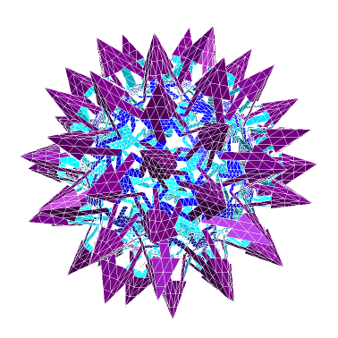 ESCHER PENTAGONAL HEXACONTAHEDRAL POLYKNOT 1