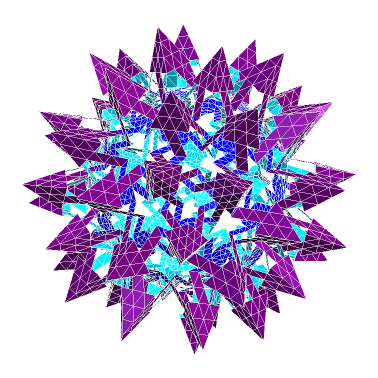 ESCHER STROMBIC HEXACONTAHEDRAL POLYKNOT 1 - Thumbnail 2