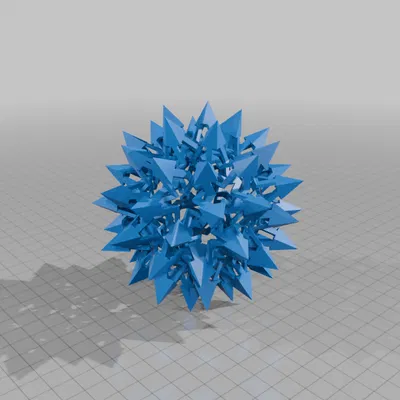 ESCHER STROMBIC HEXACONTAHEDRAL POLYKNOT 1