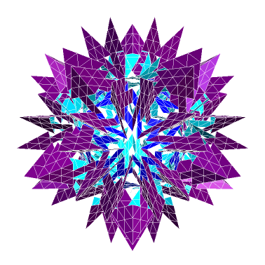 ESCHER TRIAKISICOSAHEDRAL POLYKNOT 1