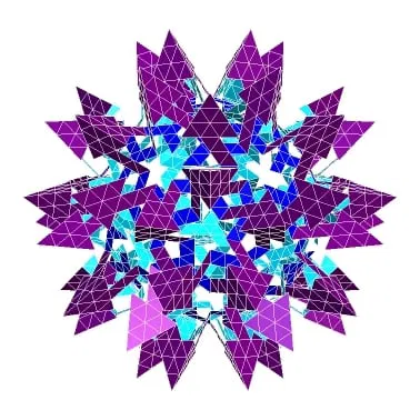 ESCHER PENTAKISDODECAHEDRAL POLYKNOT 1