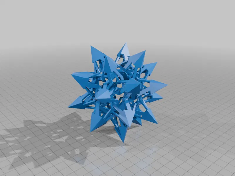 ESCHER PENTAGONAL ICOSITETRAHEDRAL POLYKNOT 1 - Image 1