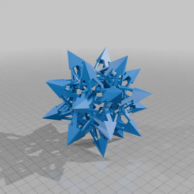 ESCHER PENTAGONAL ICOSITETRAHEDRAL POLYKNOT 1