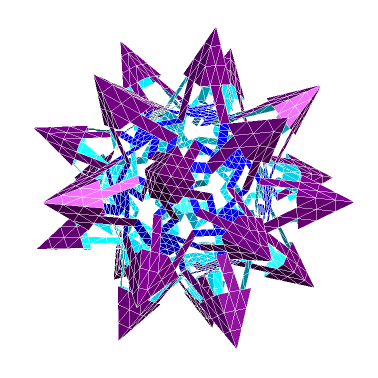 ESCHER PENTAGONAL ICOSITETRAHEDRAL POLYKNOT 1 - Thumbnail 2