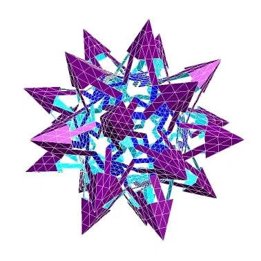 ESCHER PENTAGONAL ICOSITETRAHEDRAL POLYKNOT 1 - Image 3