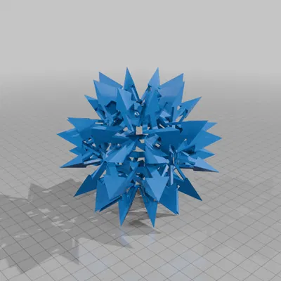 ESCHER DYSDIAKISDODECAHEDRAL POLYKNOT 1