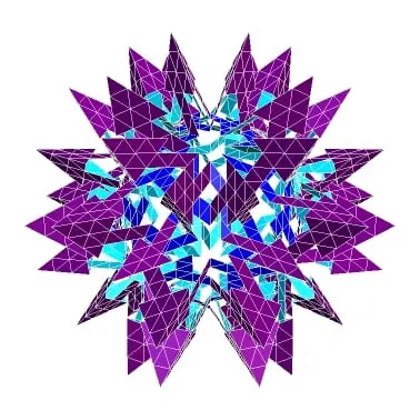 ESCHER DYSDIAKISDODECAHEDRAL POLYKNOT 1