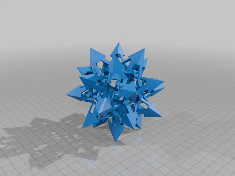 ESCHER STROMBIC ICOSITETRAHEDRAL POLYKNOT 1 - Image 1