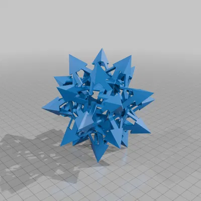 ESCHER STROMBIC ICOSITETRAHEDRAL POLYKNOT 1