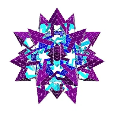 ESCHER STROMBIC ICOSITETRAHEDRAL POLYKNOT 1