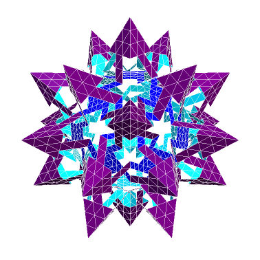 ESCHER STROMBIC ICOSITETRAHEDRAL POLYKNOT 1 - Thumbnail 3