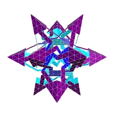 ESCHER RHOMBIC DODECAHEDRAL POLYKNOT 1 - Image 1