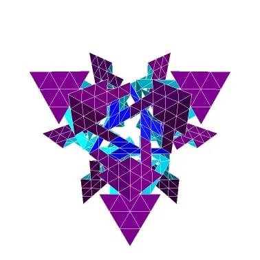 ESCHER TRIAKIS TETRAHEDRAL POLYKNOT 1