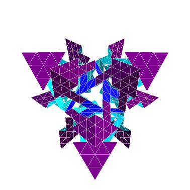 ESCHER TRIAKIS TETRAHEDRAL POLYKNOT 1