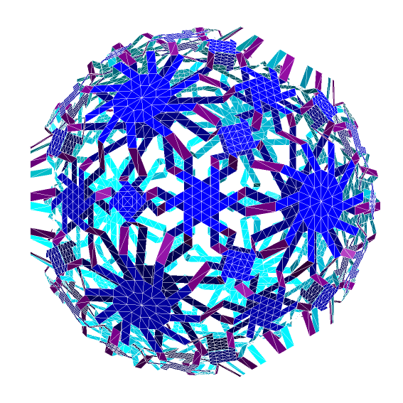 ROELOFS 2.0 TRUNCATED ICOSIDODECAHERAL POLYKNOT 1 - Thumbnail 1