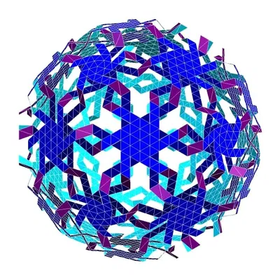 ROELOFS 2.0 TRUNCATED ICOSAHEDRAL POLYKNOT 1