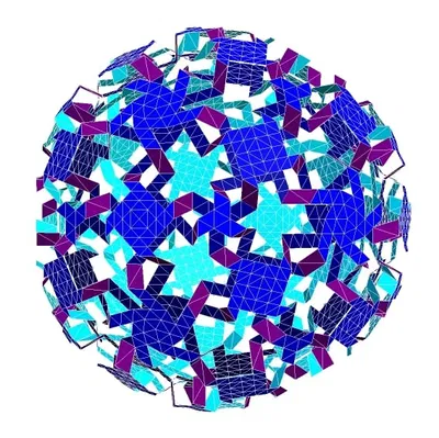 ROELOFS 2.0 ROMBICOSIDODECAHEDRAL POLYKNOT 1