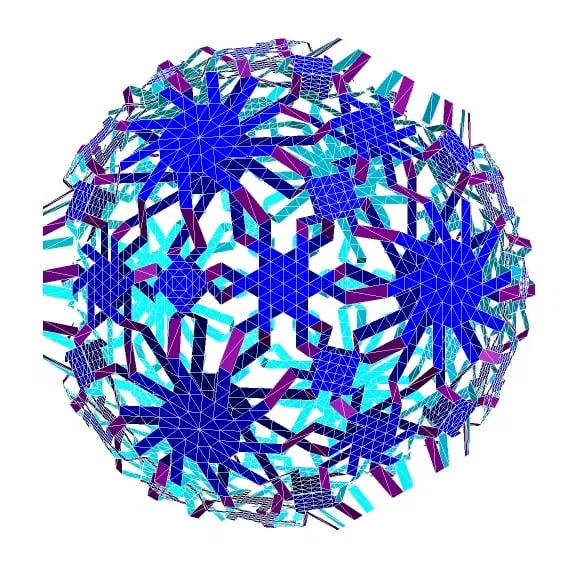 ROELOFS 2.0 TRUNCATED ICOSIDODECAHERAL POLYKNOT 1 - Image 3