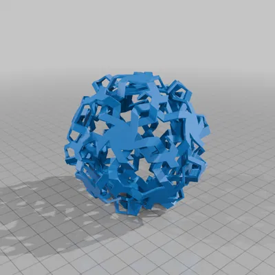 ROELOFS 2.0 ICOSIDODECAHEDRAL POLYKNOT 1