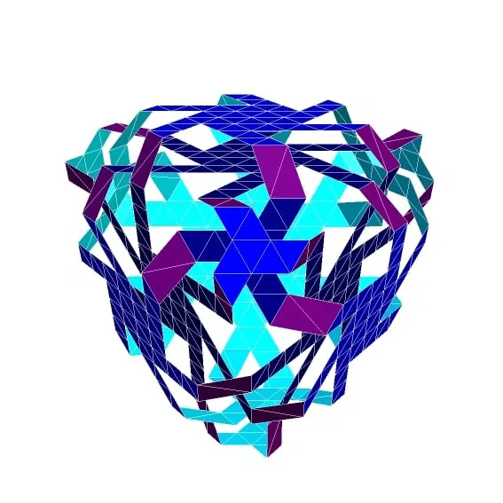 ROELOFS 2.0 TRUNCATED TETRAHEDRAL POLYKNOT 1 - Image 1