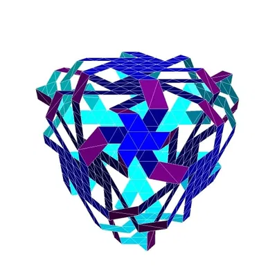 ROELOFS 2.0 TRUNCATED TETRAHEDRAL POLYKNOT 1