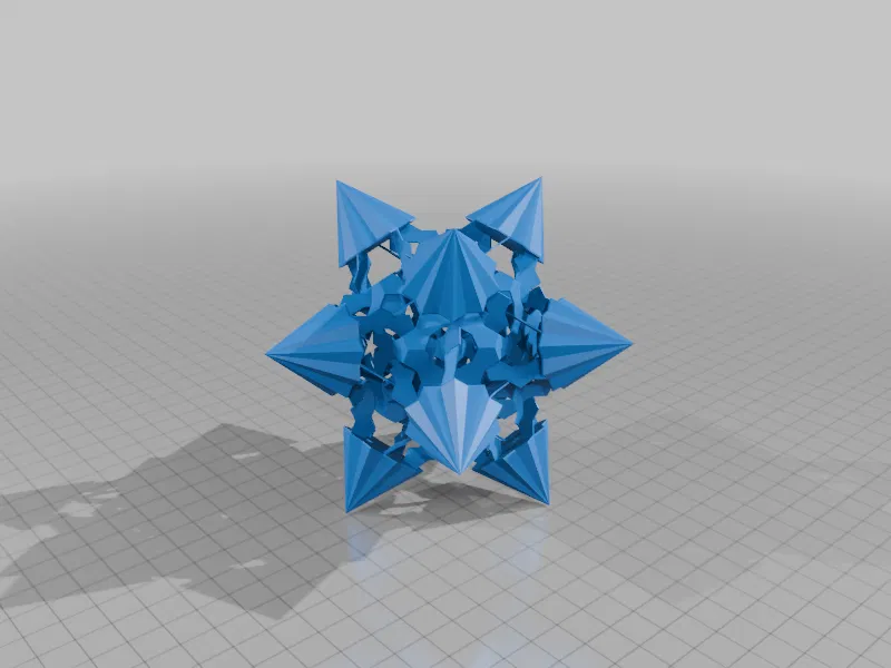 STAR NESTED DODECAHEDRAL POLYLINK 1 - Image 1