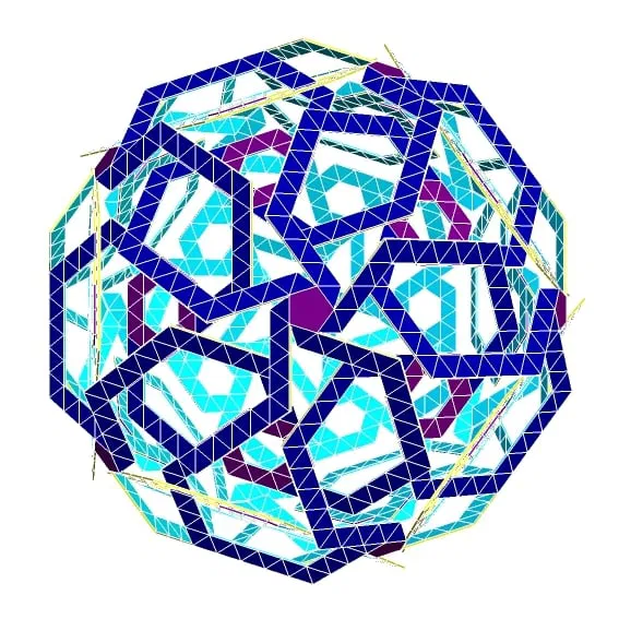GROSSMAN TRUNCATED ICOSAHEDRAL POLYKNOT 1 - Image 2