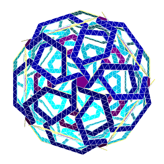 GROSSMAN TRUNCATED ICOSAHEDRAL POLYKNOT 1 - Thumbnail 3