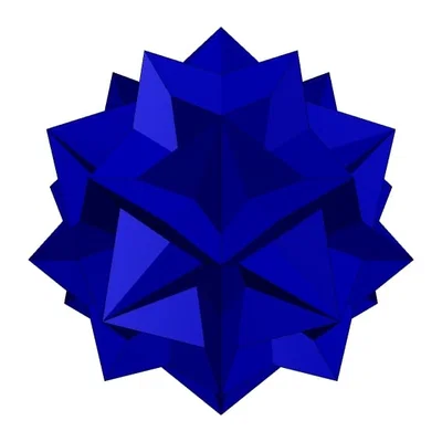 STAR DODECAHEDRON 12 – Ngôi sao đối xứng khối 12 mặt