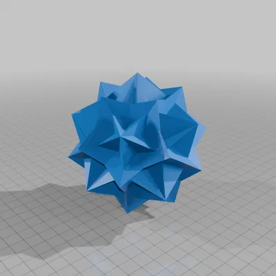 STAR DODECAHEDRON 12 – Ngôi sao đối xứng khối 12 mặt
